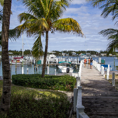 View to the dock